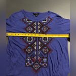 Lucky Brand  Diamond Embroidered Top Sz Small Photo 6