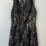 Alice + Olivia Mini Black Lace RomperSize 0 Photo 0
