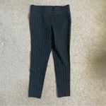 Loft 🛎️ 5/$20  Stripe Dress Pants Tights Size SP in Gray Photo 1