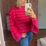 Pink Striped Sweater Photo 0