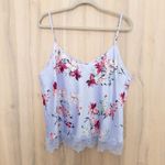 International Concepts Womens Pajama Set Size XL Purple Floral Lace Romantic Photo 1