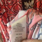 London Times FINAL MARKDOWN  Coral and Black Floral Midi Dress 14 Photo 3