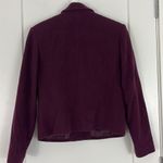 Casual Corner Size 6 Wool Purple Zip Up Jacket with Pockets Photo 9