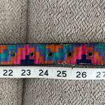 Vintage novo Colorful Striped Women's Belt Pink Photo 6