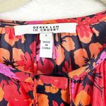 Derek Lam  10 Crosby Aria Floral Printed Blouse Top Size 4 Tassel Tie Photo 4