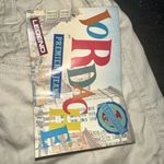 Jordache Vtg 90’s  high waist paper bag khaki shorts sz 11/12 NWT Photo 1