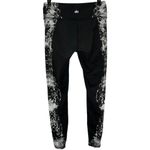Alo Yoga Alo Womens Full Length Leggings Black Crystal Side Print Geode Athletic Size S Photo 1
