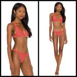 l*space 💕L*💕 Eco Chic Repreve Nina Bikini Top ~ Ribbed Textured Brick DD NWT Photo 8