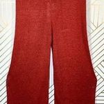 ZARA Knit Culottes in Red Rust Wide Leg High Waist Photo 1