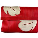 Disney Harveys x Lilo Leaves Red Seatbelt Mini Foldover Clutch Crossbody Handbag Photo 10