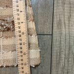 Marisa K Wool Blend Short Sleeve Tweed Knit Top Dressy Career Elegant sz M Tan Size M Photo 11