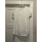 Terzo Millennio Made In Italy White 100% Linen Lagenlook Tunic Top Women Size L Size L Photo 3