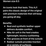 Nike Shoes Air Jordan Big Girl 7Y Low Women Size 8.5 Photo 4