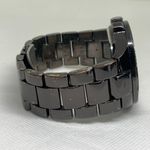 Sean John men’s Watch black tone 48mm round case rhinestones quartz 7.5” running Photo 5