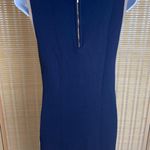 Carmen Marc Valvo | Sleeveless Geometric Color Block Knit Dress Photo 2