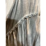 POL  Women's Sleeveless Babydoll Dress Blue Crochet Detail Size Standard S Photo 2