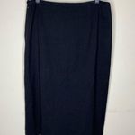 Ralph Lauren Purple Label Tag Pencil Skirt Wool Spandex Career Wear Zip Gray Photo 7