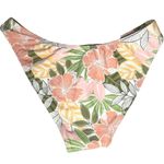 Xhilaration Xhiliration Juniors High Leg Low Waist Floral Tropical Bikini Bottom L 8-10 New! Photo 2