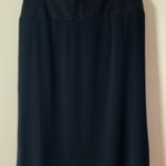 Nic+Zoe Nic‎ + Zoe Black Ribbed skirt size 10 Photo 0
