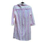 Foxcroft Women's 10 Delany Crinkle Stretch Coral Stripe Ombre Casual Dress NWT Photo 8