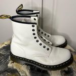 Dr. Martens 1460 Smooth White Leather Lace Up Boot Photo 3
