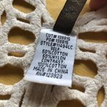 XCVI Crochet Lace Cover Up Tunic Top Small Ivory Cream White  Photo 5