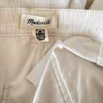Madewell  Emmett Wide Leg High Waist Corduroy Pants Size 33 Antique Cream NEW Photo 8
