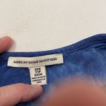 American Eagle 21  Boho Blue Tie Dye Flowy Cottagecore Vacation Romper XXS Beach Photo 6