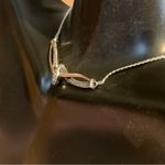 STERLING SILVER 925 & 10K ROSE GOLD FANCY BROWN GENUINE DIAMOND PLAQUE NECKLACE Photo 7