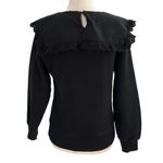 Hippie Rose  Black Fleece Sweater Size S NWT (38-3) Photo 2