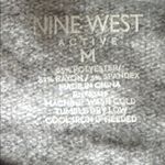 Nine West  Black and Gray Snake Print Top size M Photo 3