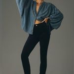 Anthropologie Pilcro Skinny Corduroy High-Rise Jeans in Midnight Navy | 27 Photo 0