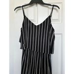 Bebop Striped Sleeveless Pantsuit Jumper with Adjustable Straps Medium Photo 9