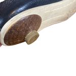 Coach  Black & White Leather Slip On Boat Shoe Loafers Women SZ 6.5 Photo 6