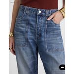 Madewell $158 The Darted Barrel-Leg Utility Jean Blue Irmo Wash Size 31 Photo 4