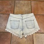 Free People lace trim denim shorts size 28 Photo 1