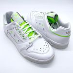 Adidas White Green Slam Court Originals Low Top Lace Up Sneakers Photo 7