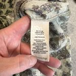 Soft Surroundings  Velvet Long Sleeve Button Front Shirt Womens XS Green Polyeste Photo 8