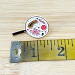 Biology, Chemistry, Science Enamel Pin | Scientist Biologist Pin White Photo 3