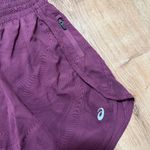 ASICS | Women's Purple Textured Athletic Gym Workout Running Shorts Photo 2