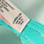 Victoria’s Secret Angels padded lace green mint bra size 36B Photo 3