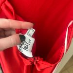 Princess Polly  red satin cowl neck dress Photo 3