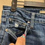 joe's jeans Joe's Skinny Jeans Distressed Blue Denim Cotton Stretch Hi-Rise Dark Wash Sz 28 Photo 7