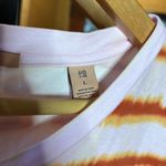 Scotch & Soda Orange Pink Tie-Dye Stripe T-Shirt Size Large Photo 6