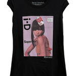 Fiorucci NWT Naomi Campbell Soup Can Black Cotton Graphic Tee Shirt Small $128 Photo 0