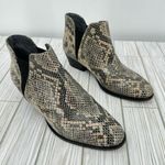 Seychelles  ankle boots Chelsea snakeskin print low heel size 6 Photo 1
