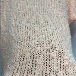 Vintage 80’s M peach Knit short sleeve Sweater Floral Embroidery Orange Size M Photo 12