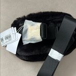 Lululemon athletica Black Crossbody Bag with Soft Texture and Silver Zipper Photo 1