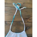 L’atiste By Amy Green Floral Crop Top Halter Tie Festival Medium Photo 4