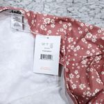 ANDIE Skirt Only Swim Sarong Bottom Side Tie Coverup Ditsy Floral Rose Pink Sz M Photo 3